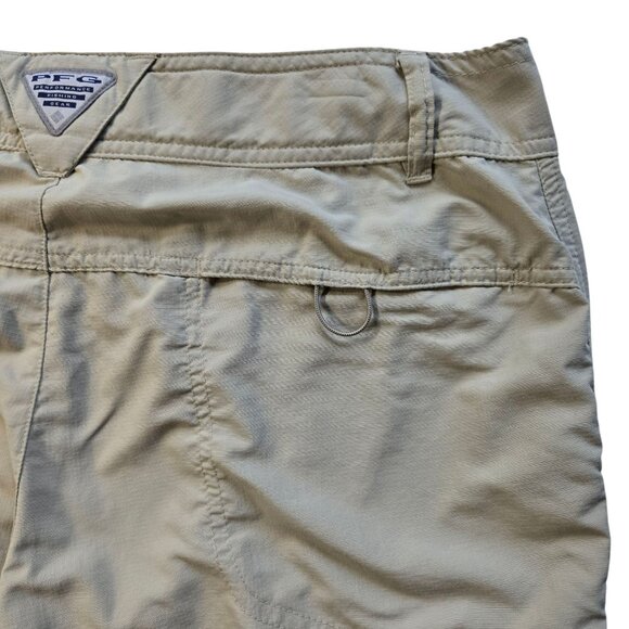 Columbia Womens PFG Omni-Shade Convertible Cargo Hiking Pants 12 Short - Picture 14 of 16